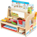 56-Piece Wooden Pretend Play Food Set D51030