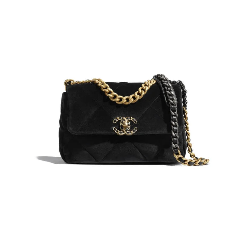Small Velvet Flap Bag C24146