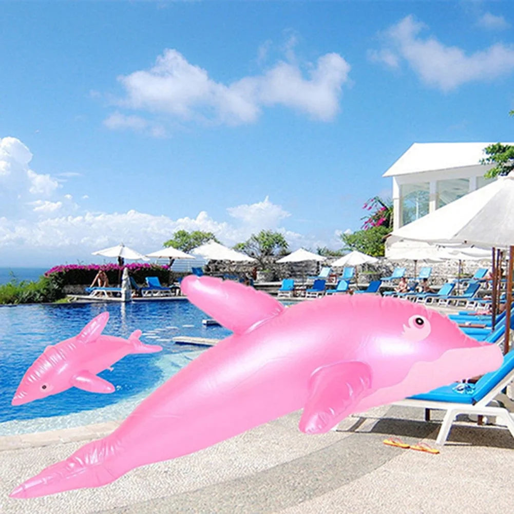 Inflatable Dolphin Fish Beach Swimming Pool Toy Y372929