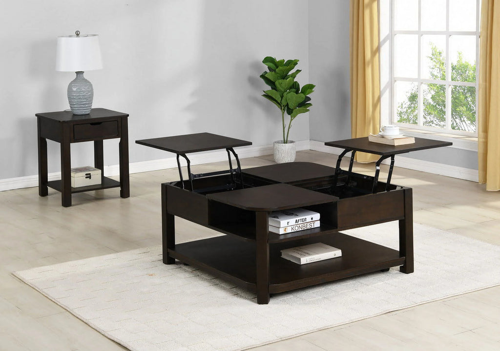 Lift-Up Coffee Table with Hidden Storage I43026