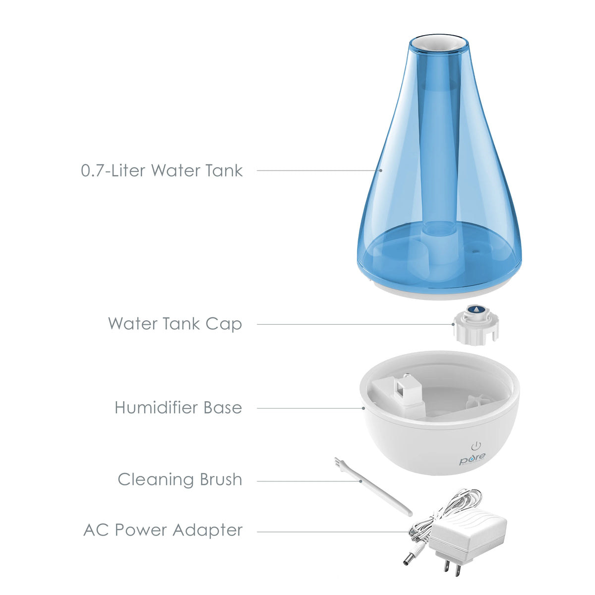 Blue Cool Mist Humidifier M215574