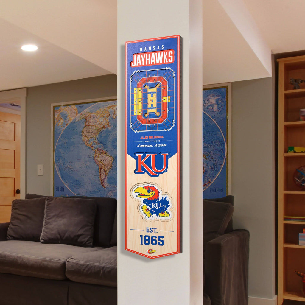 8 x 32 in. 3D Stadium Banner K457