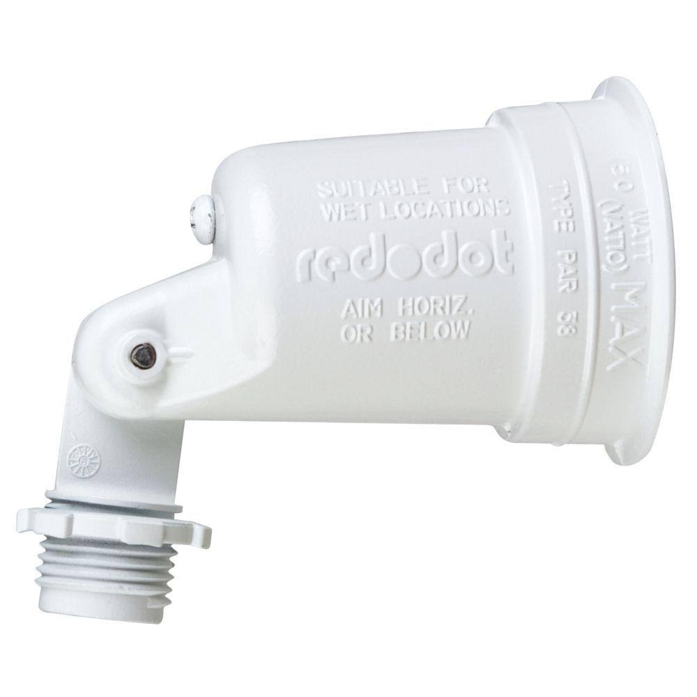 White Outdoor Weatherproof Spotlight with Gasket Case of 20 B108