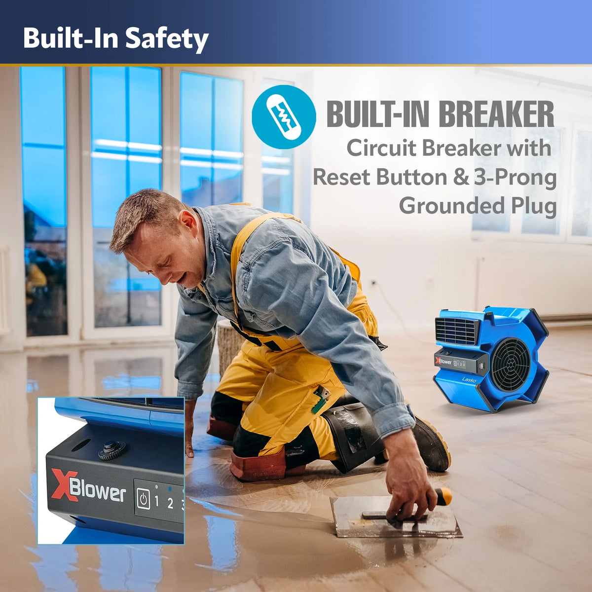 Utility Blower Fan with USB Port S89989