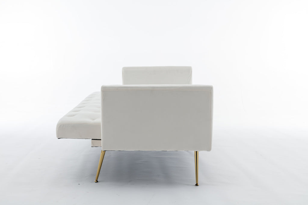 Beige Convertible Sofa Bed G94923