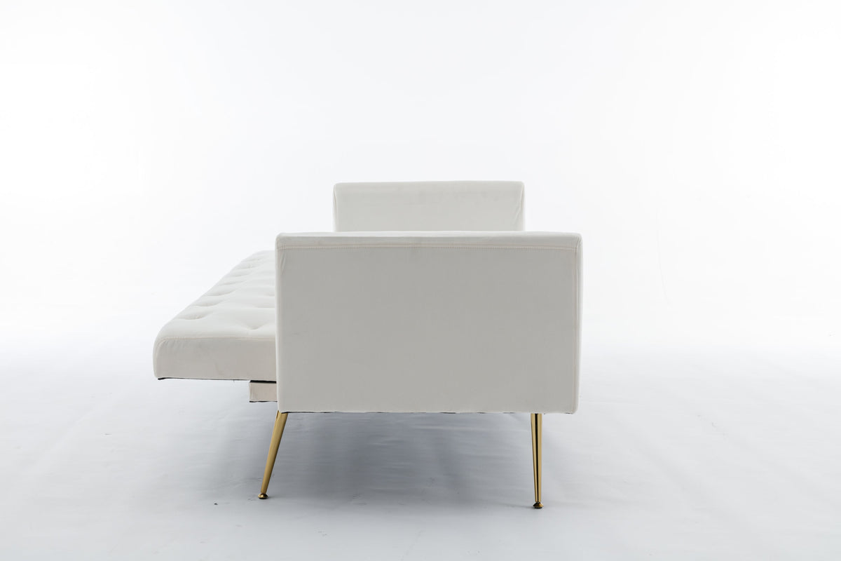 Beige Convertible Sofa Bed G94923