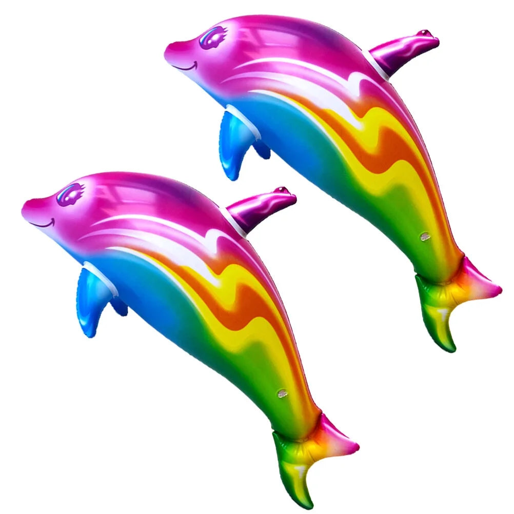 2pcs Big Inflatable Dolphin Toys Q25240