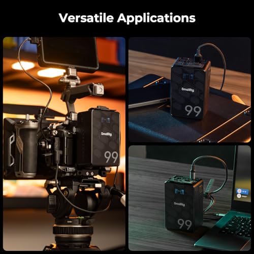 99Wh 6800mAh V Mount Battery with USB-C D-TAP USB-A Dual DC Ports OLED Screen F997718