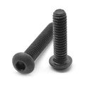 5/16 inch-18 x 1 1/2 inch Coarse Thread Socket Button Head Cap Screw Alloy Steel Black Oxide Pk 400 Q44871
