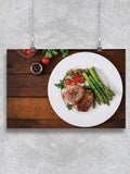 Grilled Beef Steak Poster L873
