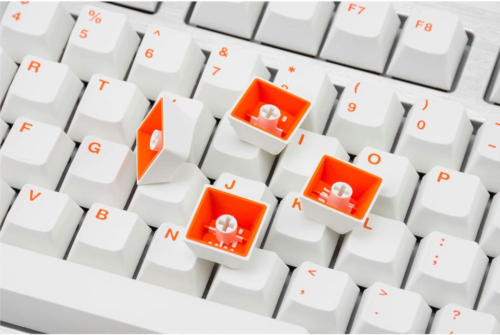 White OEM Profile 108 Keys PBT Keycaps with 6.25U Space Bar H142