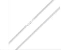 Solid 925 Sterling Silver Miami Cuban Link Chain Necklace 3mm 20 in X365