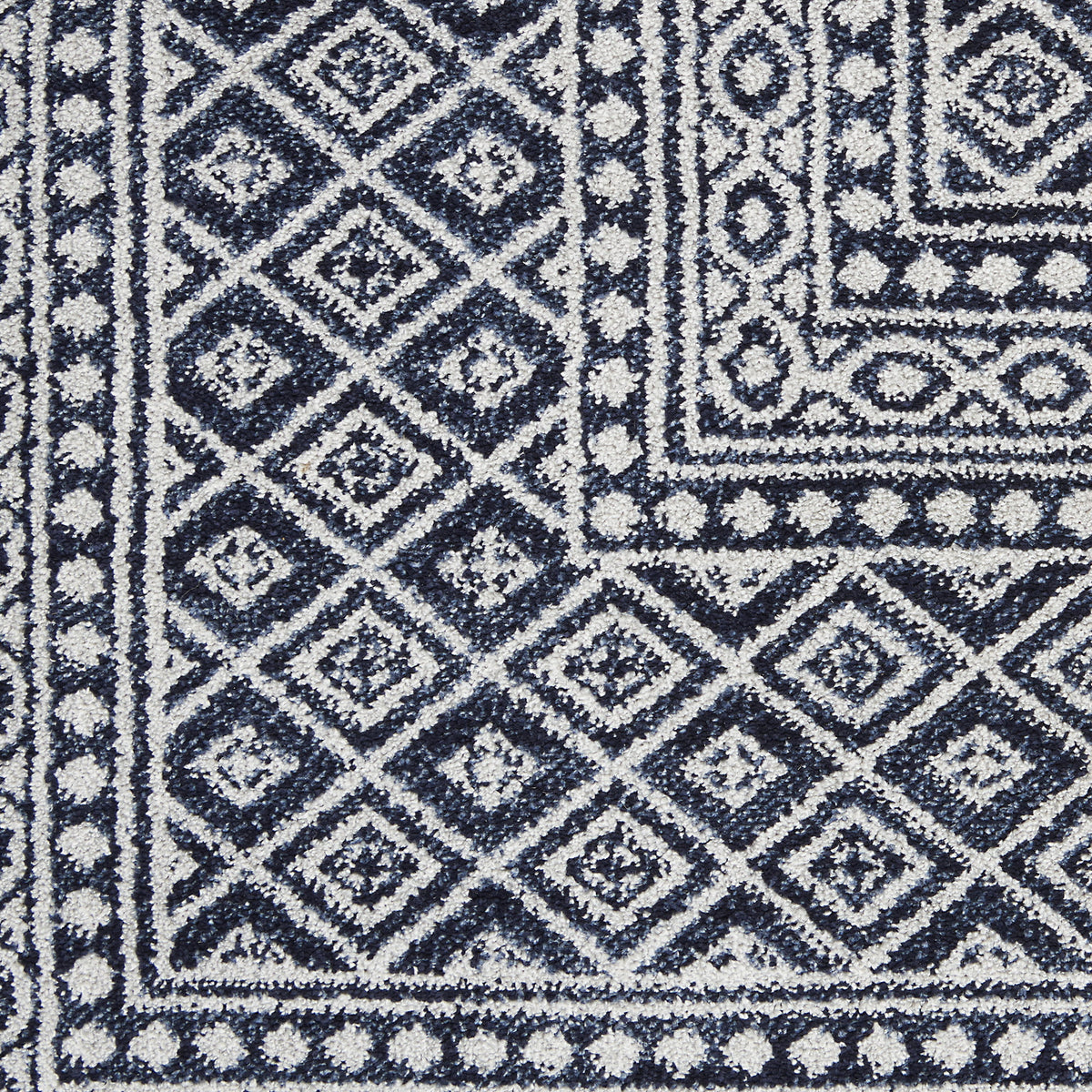 Navy Grey 8'6" x 12' Area Rug E672