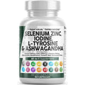 Selenium Zinc Iodine L Tyrosine Ashwagandha 60 Capsules N846