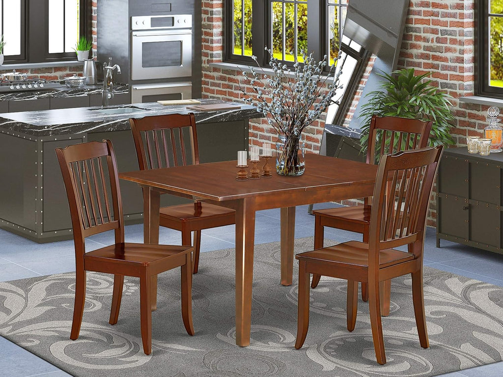 3PC Rectangular Table with 12 in Leaf and 2 Chairs M2217