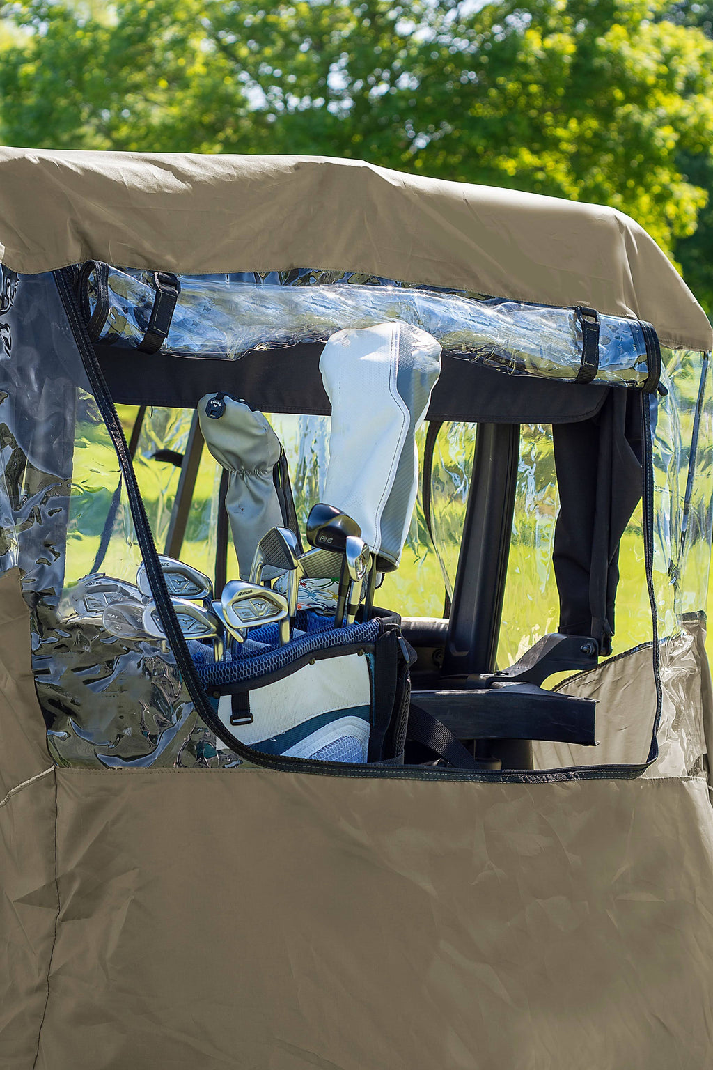 Tan Golf Cart Enclosure D997349