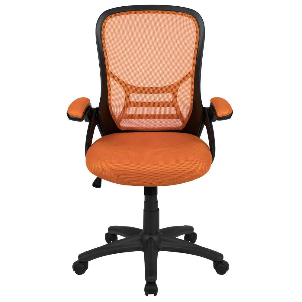 Orange Mesh Office Desk Chair O852