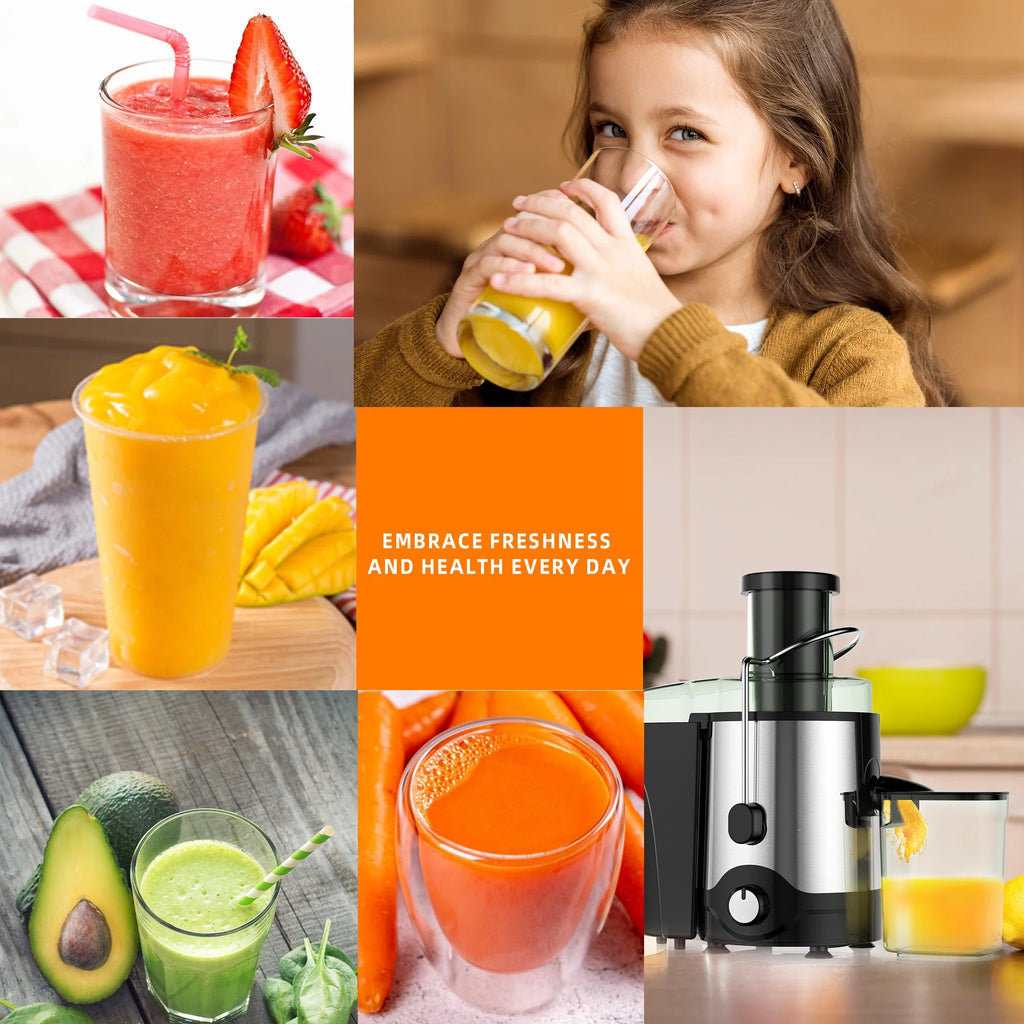 600W Centrifugal Juicer with 3 Feed Chute K184