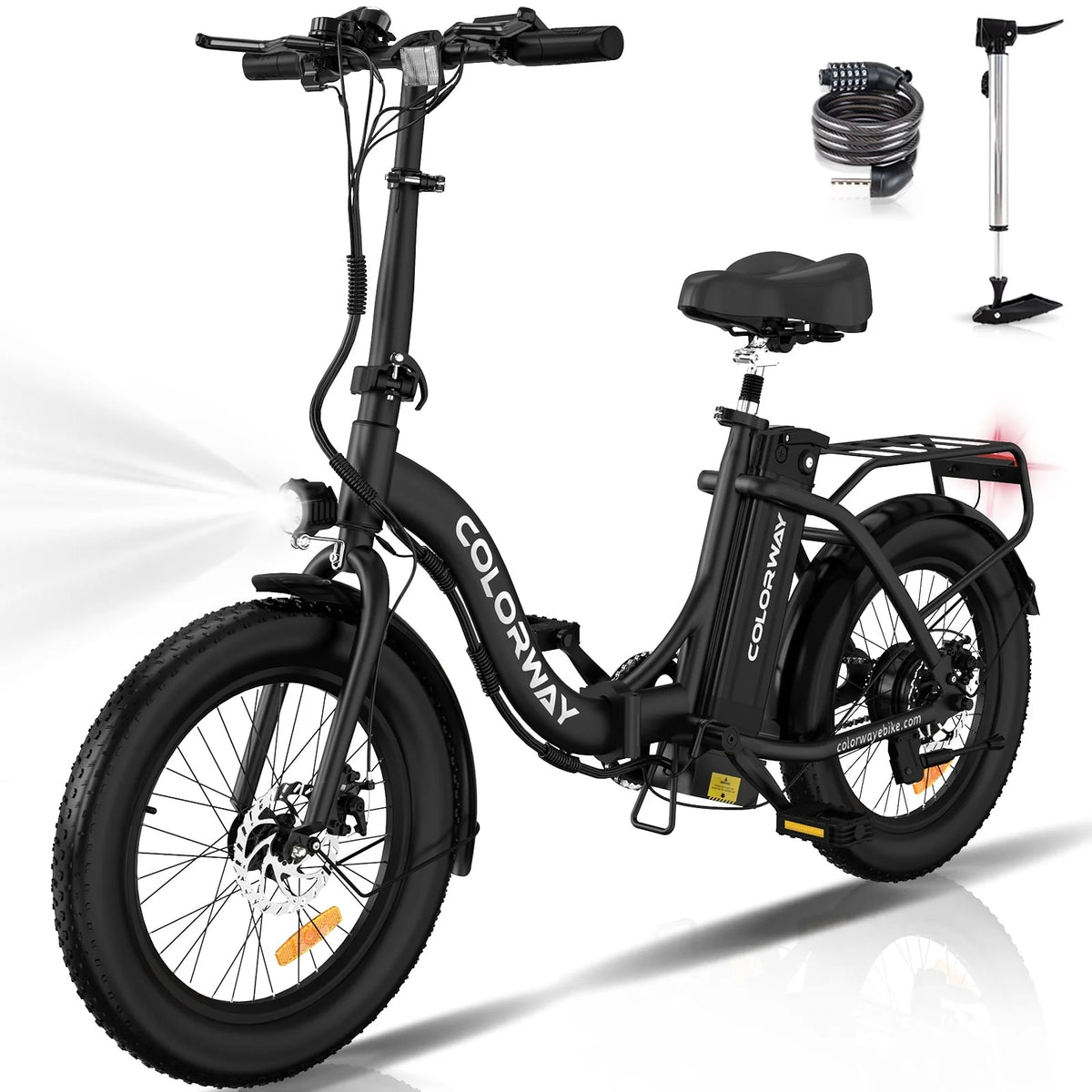 20x3.0 Fat Tire Electric Bicycles 12Ah 36V 500W E Bike C241