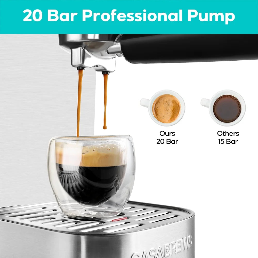 20 Bar Espresso Machine with Milk Frother P388647