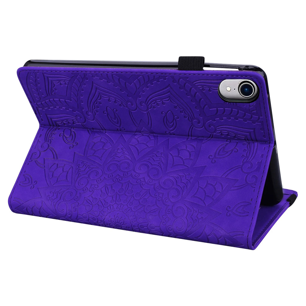 Purple Folio Stand Smart Case for iPad 10.9 inch 2022 with Pencil Holder E52906