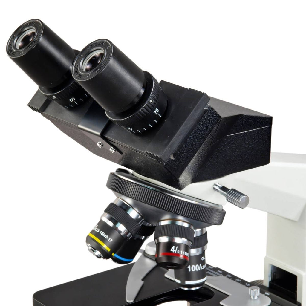 40X-1600X Compound Binocular Biological Microscope with LED Light F945915