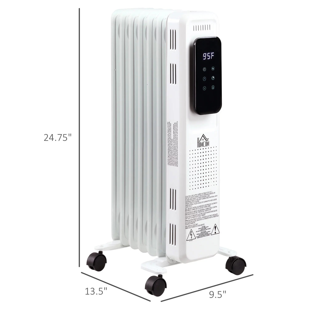 White 1500 W Electric Space Heater with 3 Modes and Timer T58963