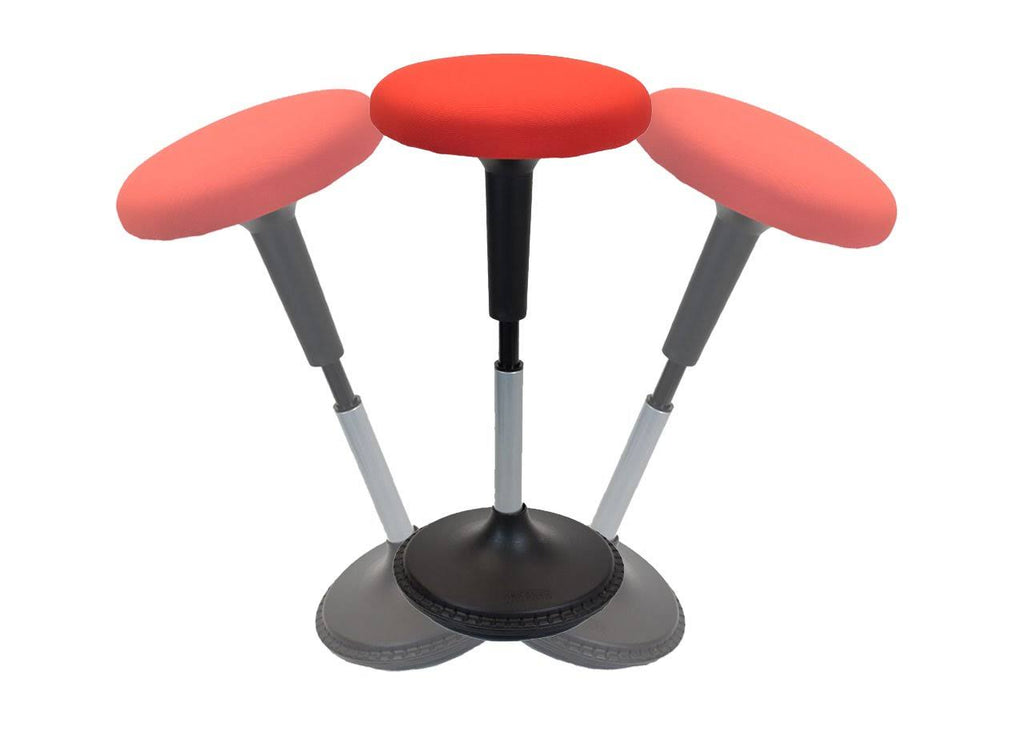 Wobble Stool 2, Tall Adjustable Height Active Sitting Office Chair Swivel Stool W726