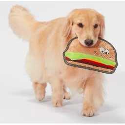 Hamburger Dog Toy I297