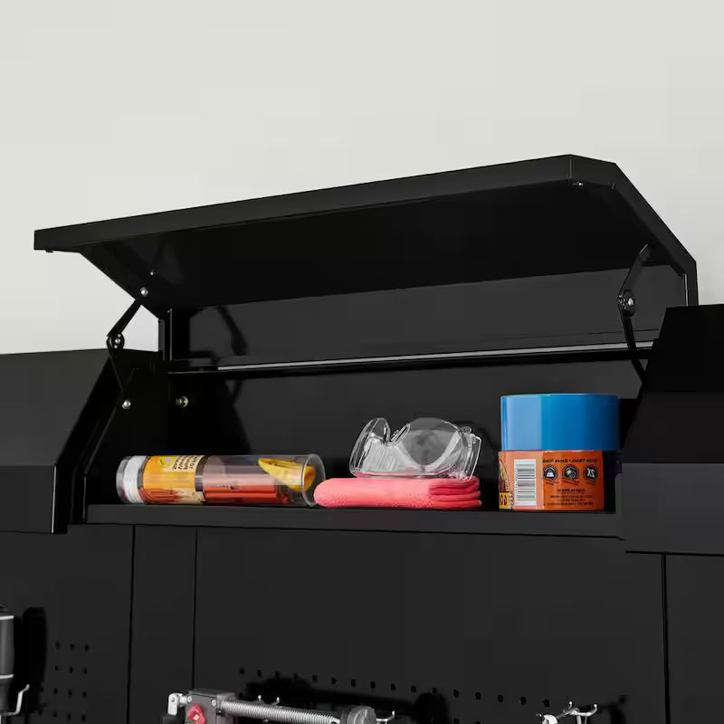2-Piece Steel Garage Workstation in Black X667913