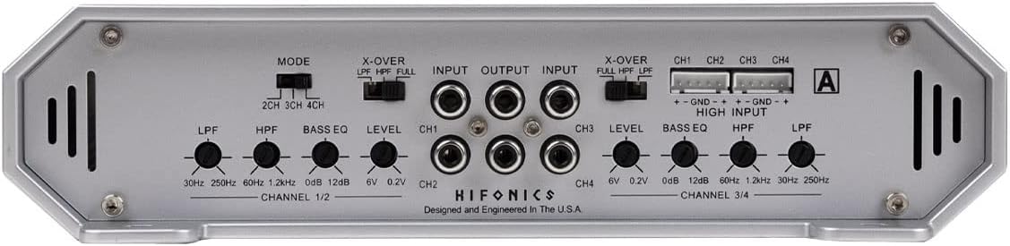 4-Channel 1000-Watt Car Audio Amplifier I87047