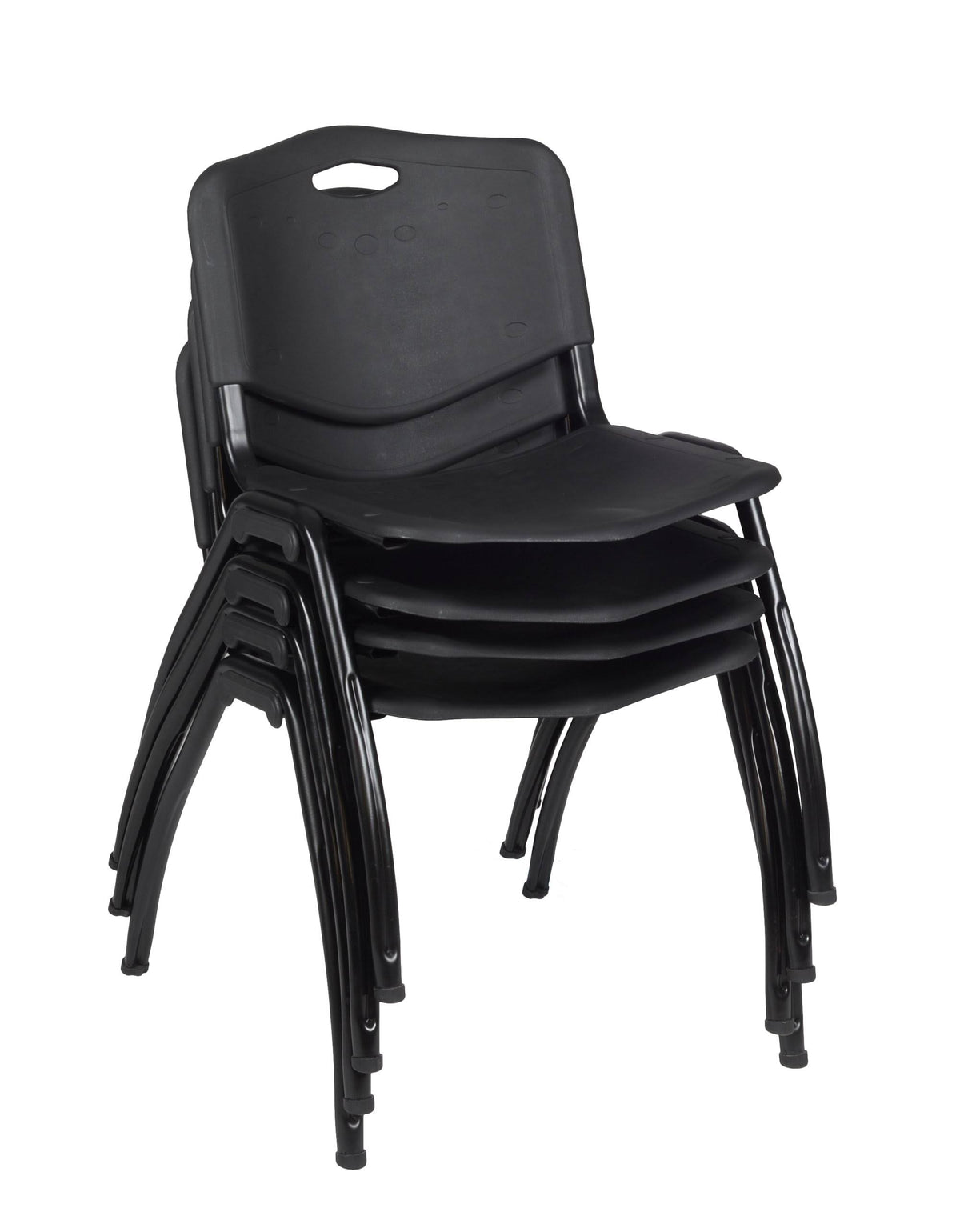 Maple Training Table & Black Stack Chairs G2721