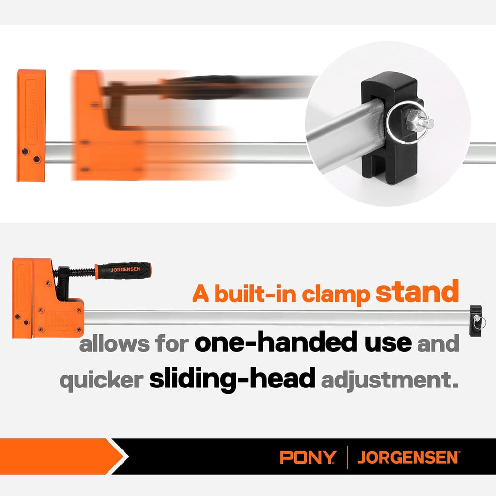 24-inch 90° Parallel Jaw Bar Clamp, 2-pack R527