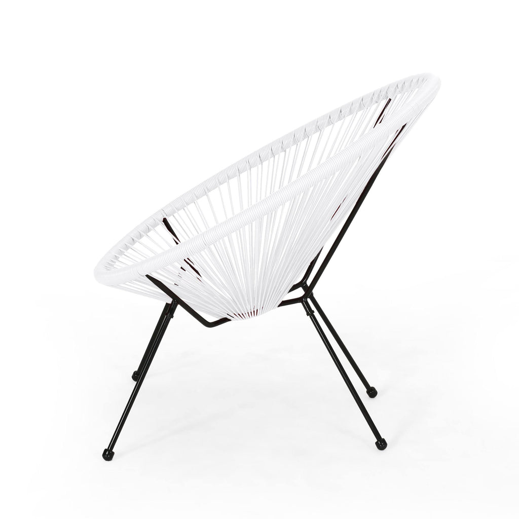 White String Weave Chair Set of 4 Y7038