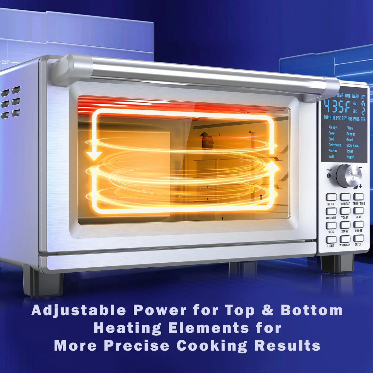 NuWave Bravo XL 30 QT Air Fryer Toaster Oven Combo with Temperature Probe X78544