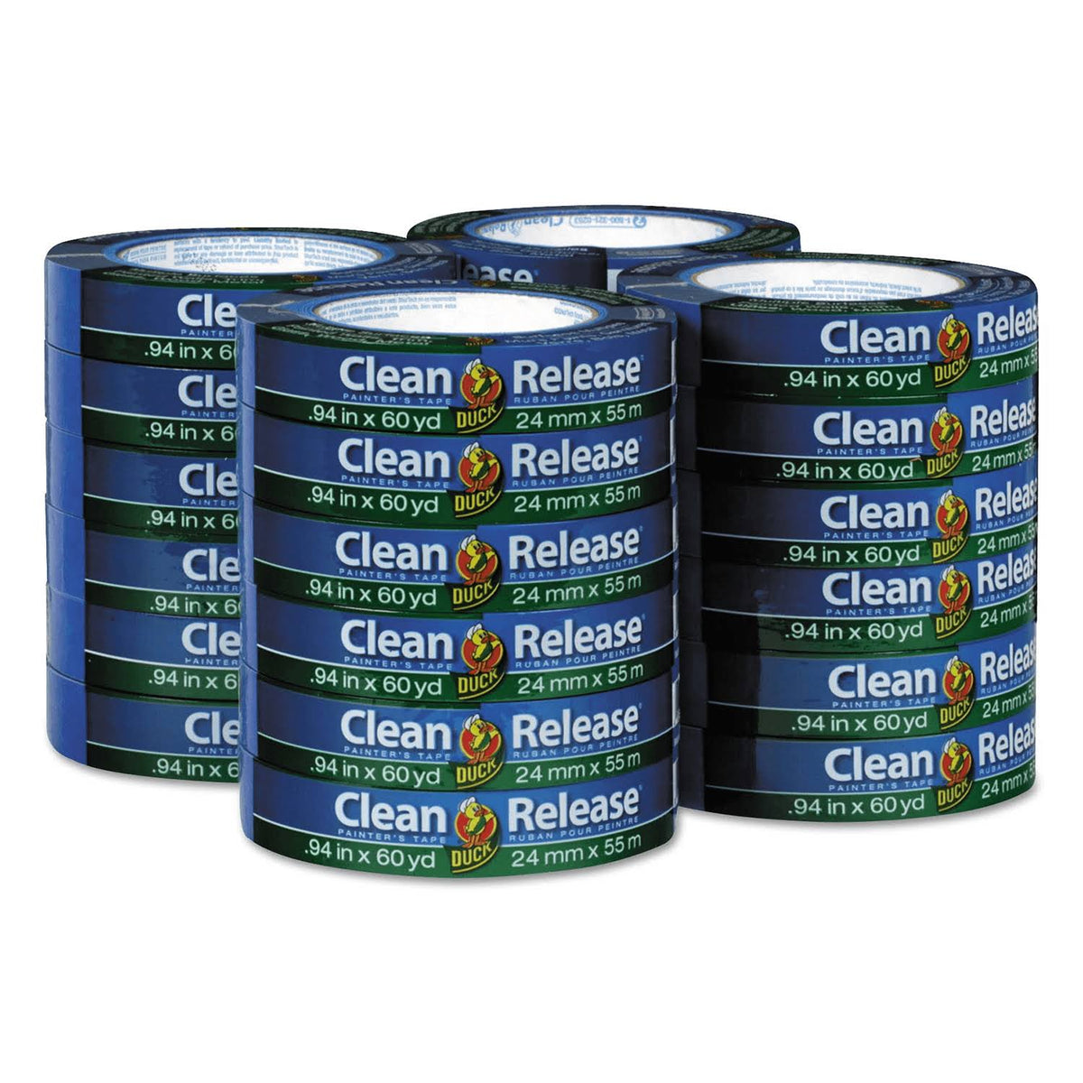 Blue Clean Release Painters Tape 24 per Pack B1746