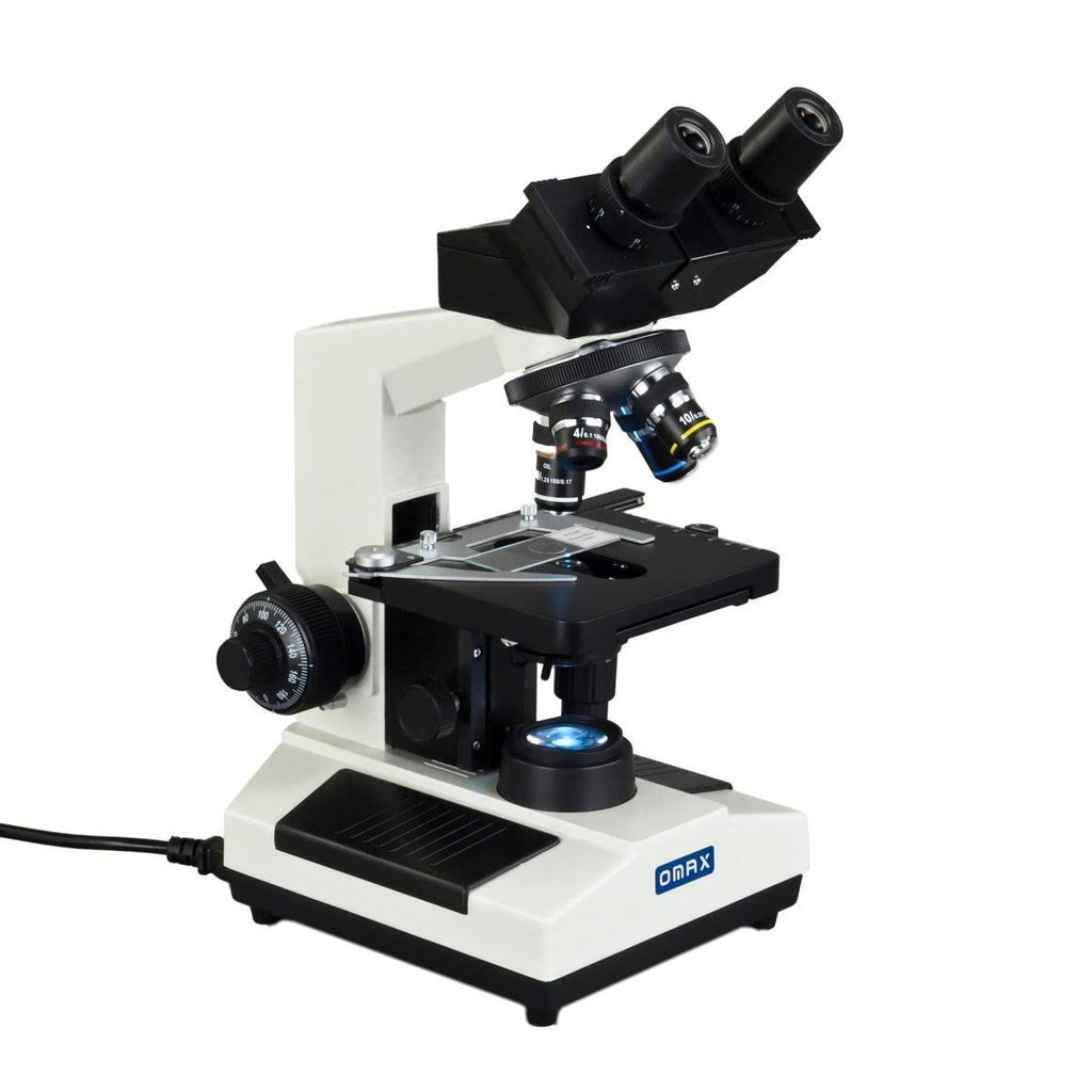 40X-1600X Compound Binocular Biological Microscope with LED Light F945915