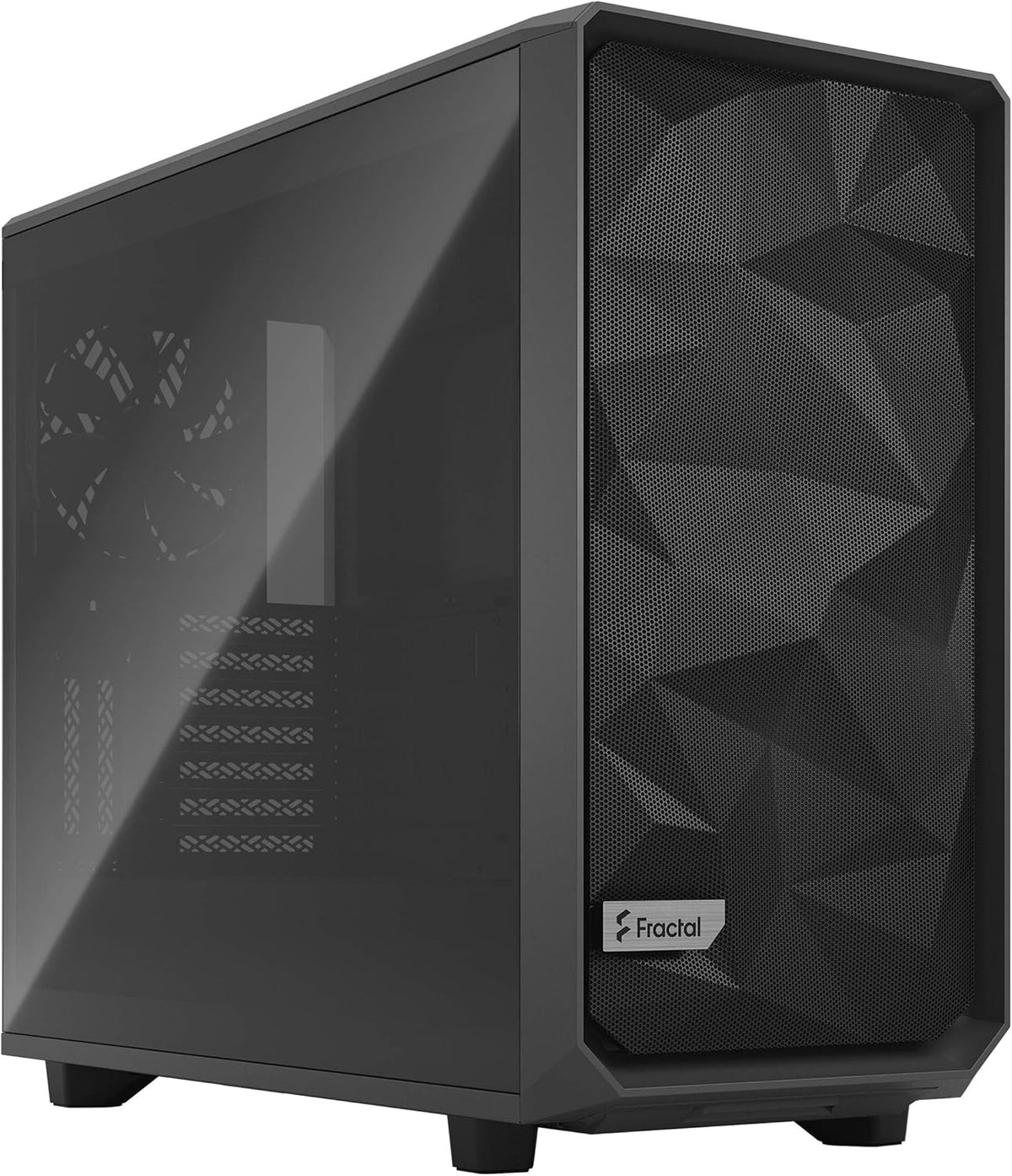 Black ATX Mid Tower Computer Case B2139
