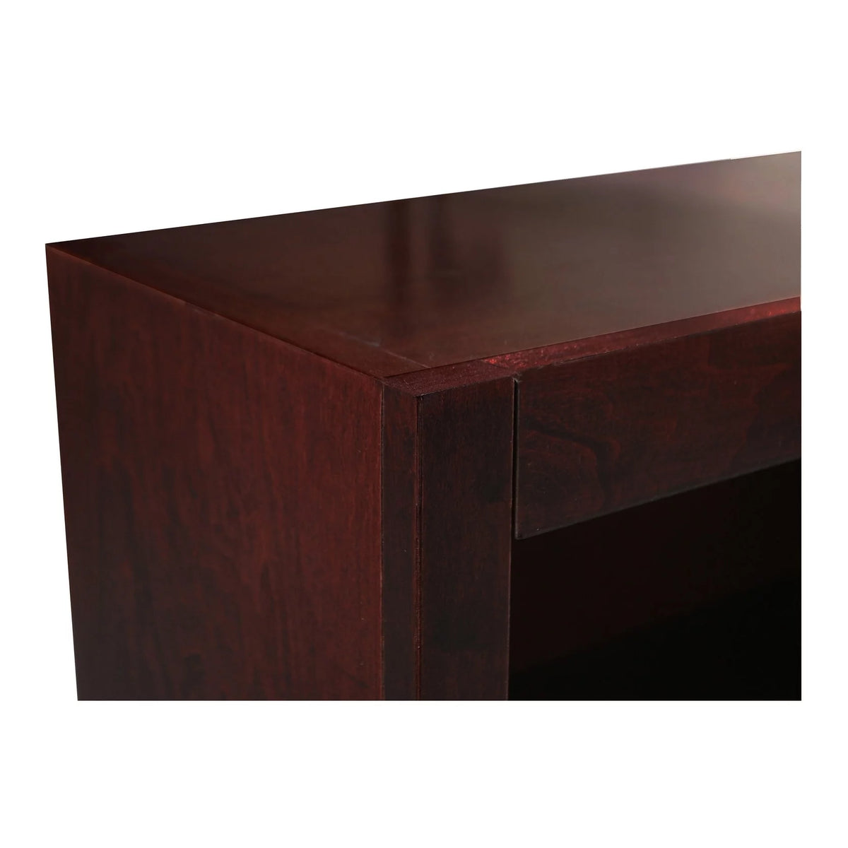 10 Shelf Espresso Wood Bookcase R145