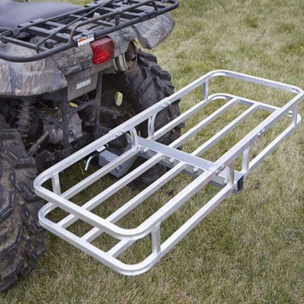Aluminum ATV UTV Utility Trailer Hitch Cargo Carrier Z55145