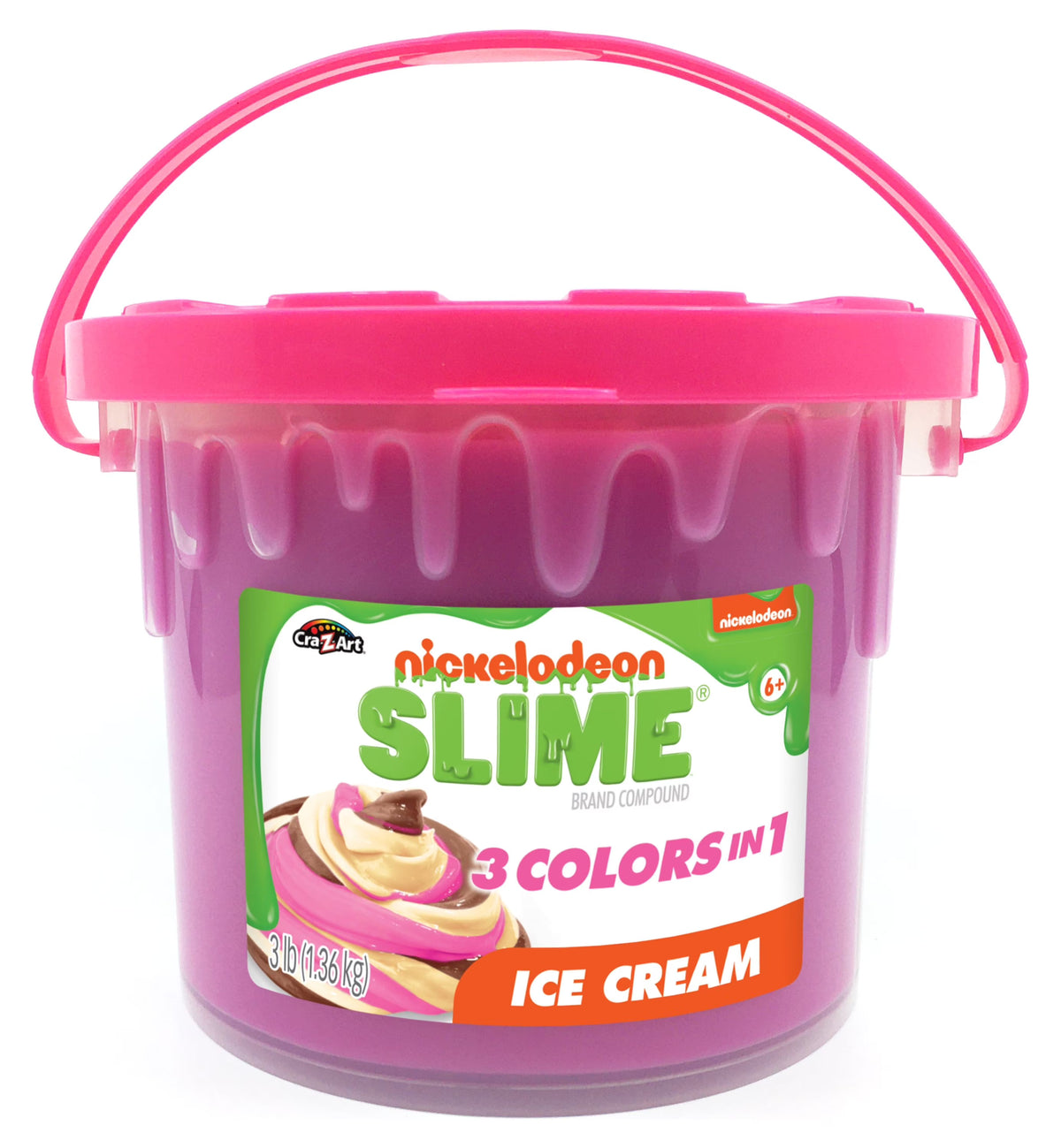 Slime Bucket 3-in-1 Ice Cream Colors, 3 lbs. I174579