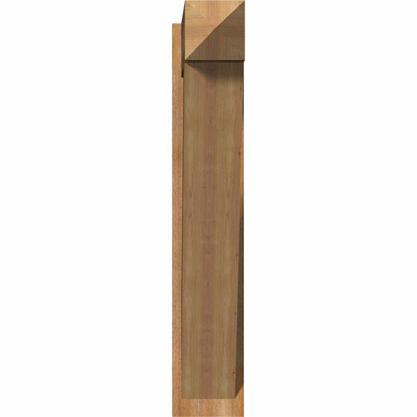 8x22W x 32x22D x 44x22H Traditional Arts and Crafts Outlooker, Western Red Cedar I1031