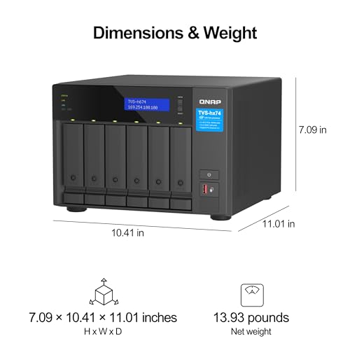 4 Bay Desktop NAS with Intel Pentium Gold CPU, 8GB DDR4 Memory X82948