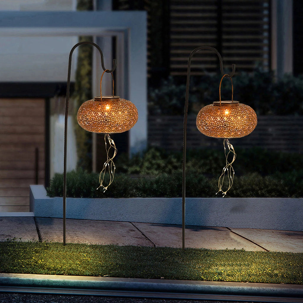 Solar Powered Chinese Lantern String Lamp S6229