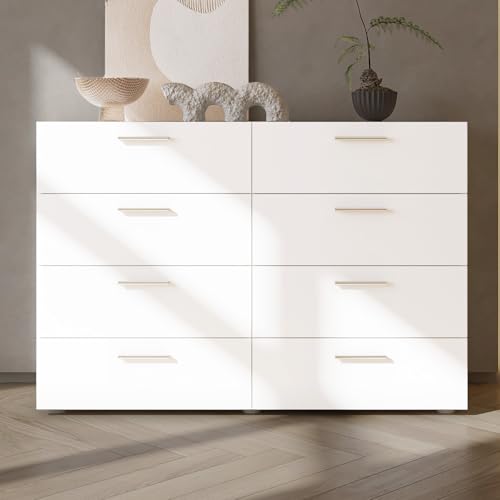 Black 6 Drawer Wood Dresser W930