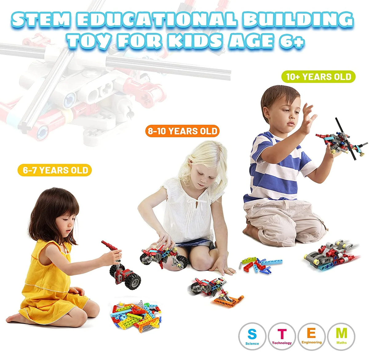 171Pcs 20-in-1 STEM Building Toys Construction Set M309