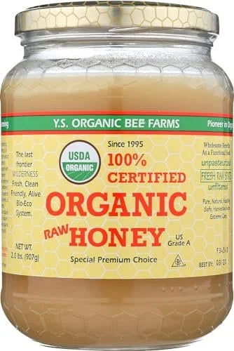 32oz Pack of 2 Raw Organic Honey R390