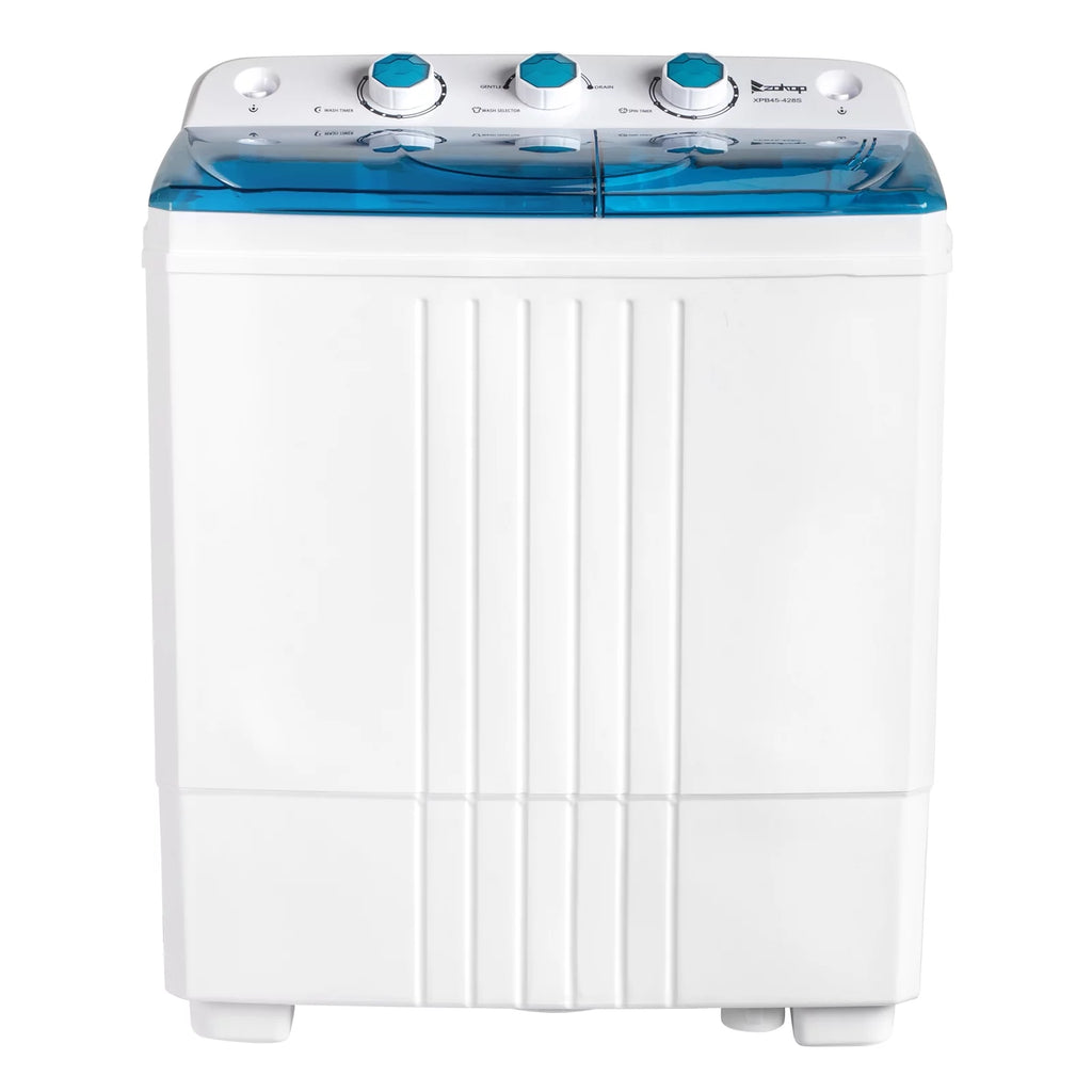 Portable 20lbs Twin Tub Compact Semi-automatic Washing Machine P2034