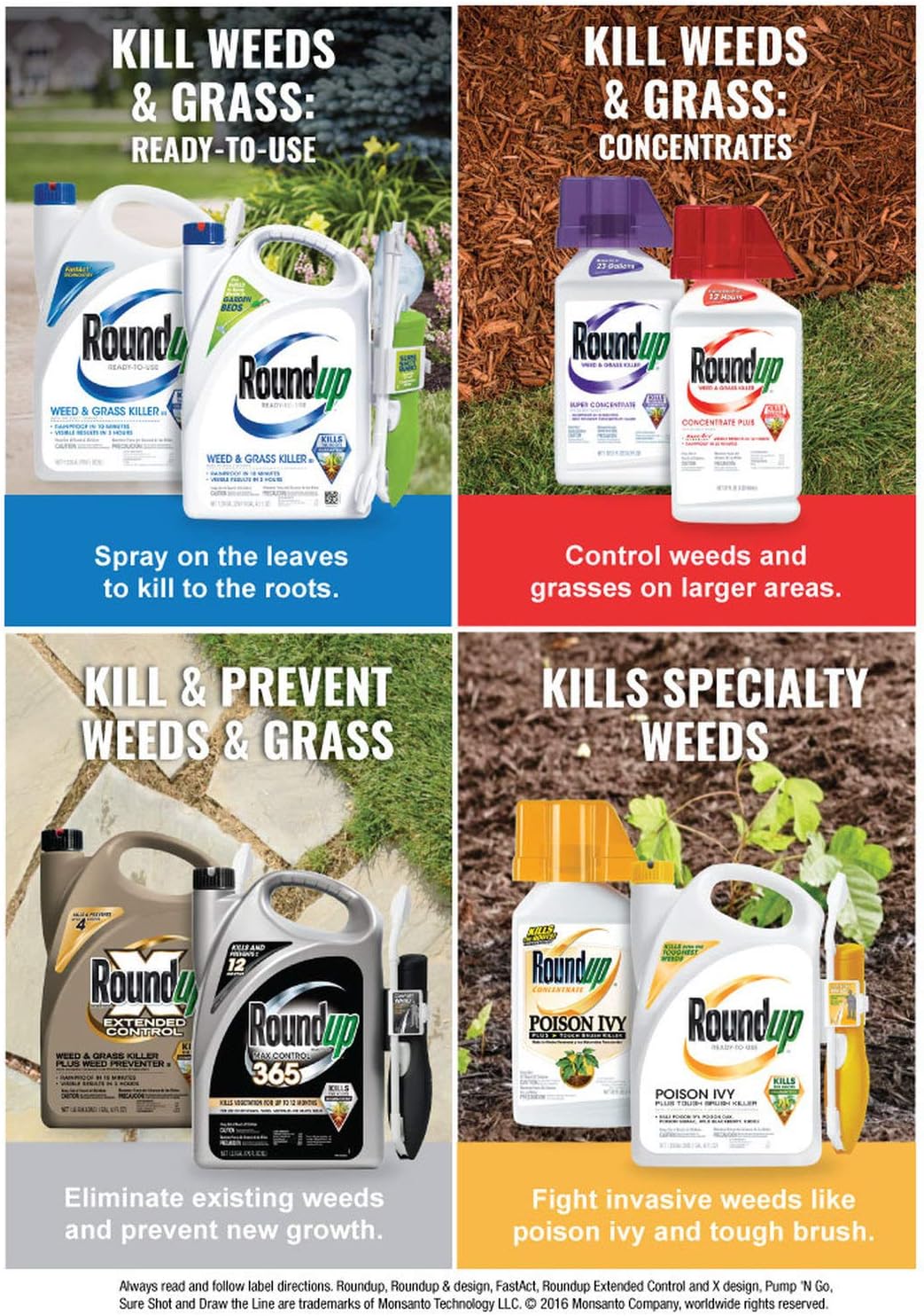 Weed & Grass Killer Plus Weed Preventer Refill 1.25 gal. B7907