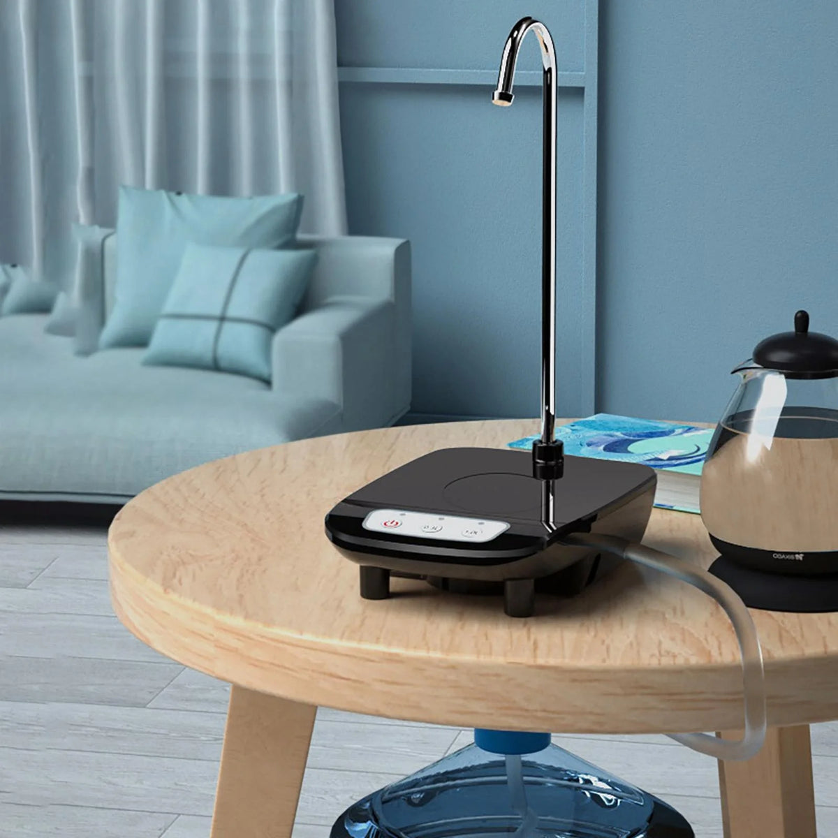 Portable Rechargeable Water Bottle Pump Dispenser Q396